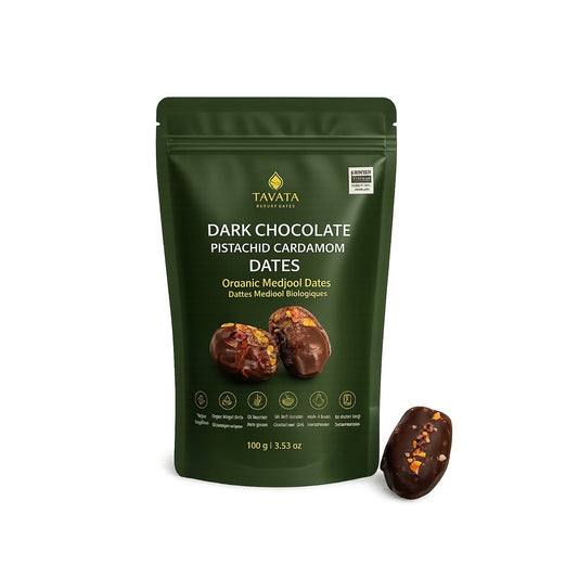 Dark Chocolate Pistachio Cardamom Dates Pouch